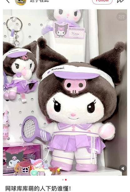 SANRIO CHN | Kuromi Plush Toy Plush Doll (Tennis)