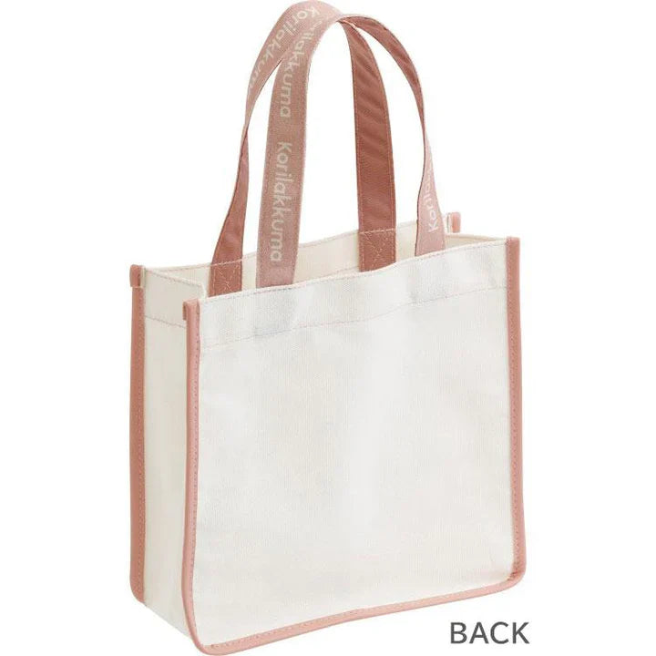 SAN-X | Rilakkuma Korilakkuma Canvas mini Tote Bag With Plush Mascot 240×250×100mm (Basic Rilakkuma Favorite Things