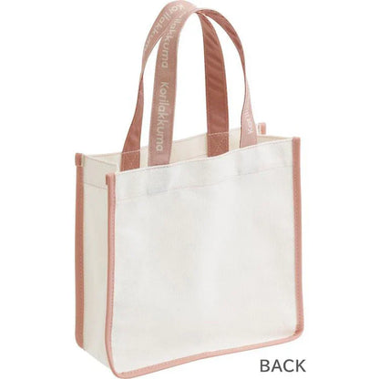 SAN-X | Rilakkuma Korilakkuma Canvas mini Tote Bag With Plush Mascot 240×250×100mm (Basic Rilakkuma Favorite Things