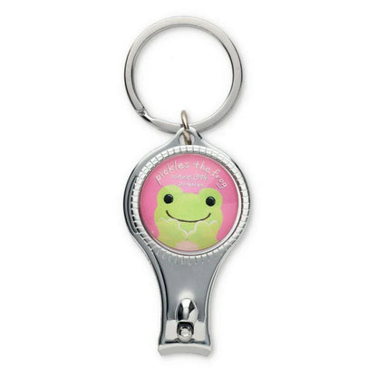 Pickles the Frog | Nail Clippers Friends 60×32×10mm (Puffy Green Pink)