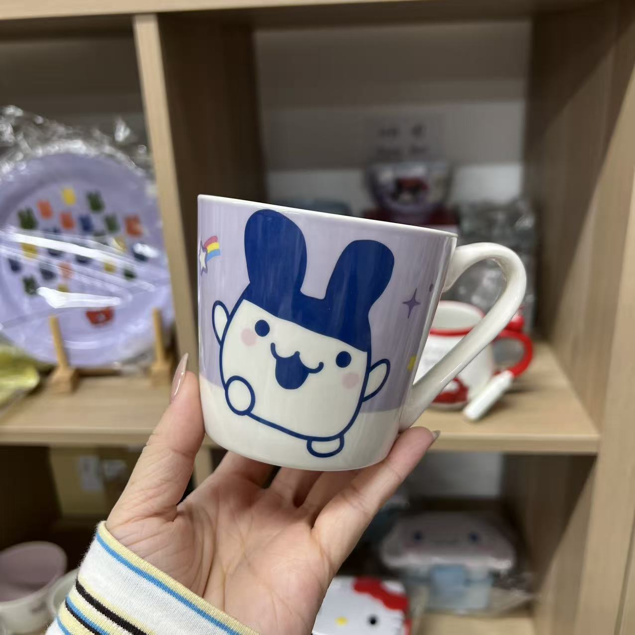 Tamagotchi | Mimitchi Porcelain Mug 88×120×100mm (Happy Dance)