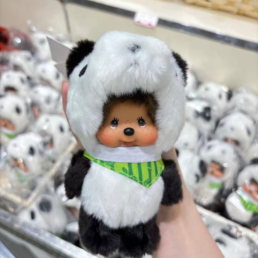 Monchhichi | Pop-up Store Limited Mascot Holder Plush Keychain Bag Charm 15cm Approx. (Panda)