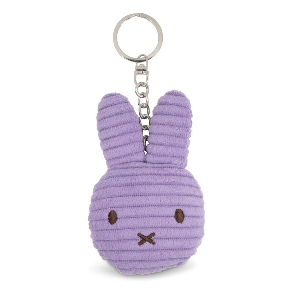 MIFFY | Flat Keychain Eco Corduroy 10cm 100% recycled PET (Lilac)