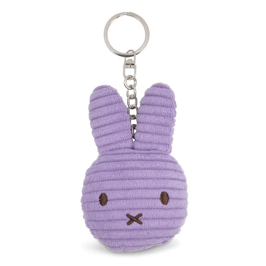 MIFFY | Flat Keychain Eco Corduroy 10cm 100% recycled PET (Lilac)