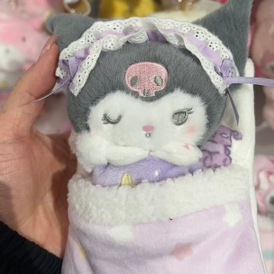 SANRIO | Kuromi Mascot Holder Bag Charm Keychain (Good night and Sweet Dreams)