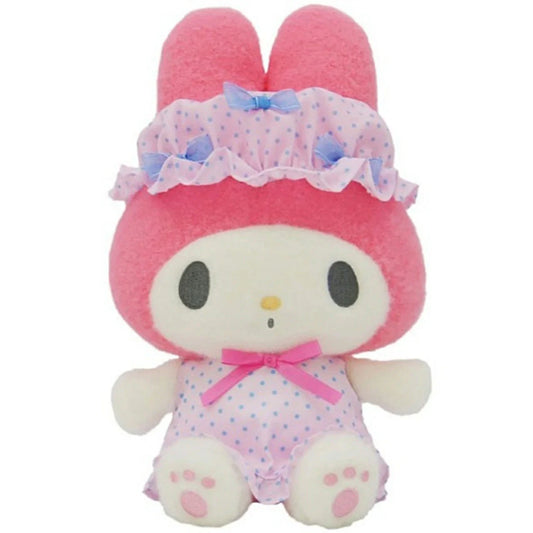 SANRIO | My Melody Plush Toy Plush Doll S H25×W22×D15cm (Nightcap Ribbon)