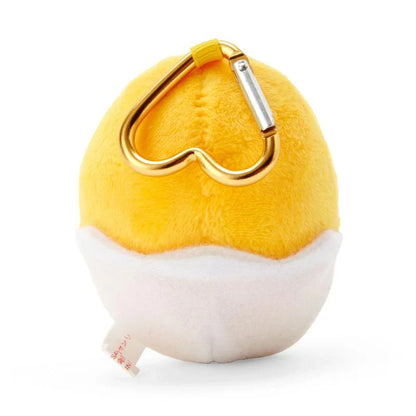 Sanrio｜Gudetama Egg Plush Mascot Holder With Heart Carabiner About 9Cm