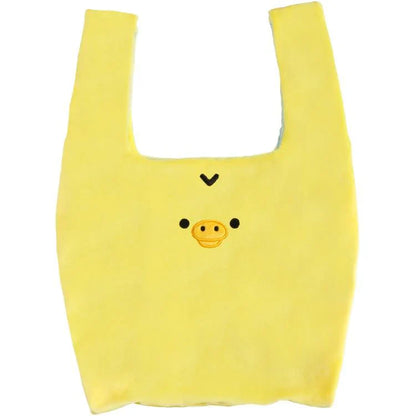 SAN-X | Rilakkuma Kiiroitori Plush Eco Shopping Tote Bag Mascot Plush Marche Bag 360×230×40mm