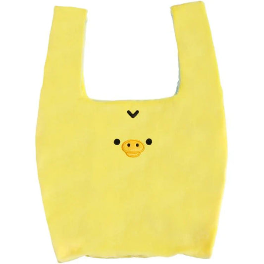 SAN-X | Rilakkuma Kiiroitori Plush Eco Shopping Tote Bag Mascot Plush Marche Bag 360×230×40mm