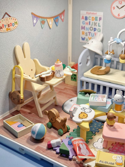 Re-Ment | MIFFY Miniature Figure Blind Box 115×70×50mm (Baby Room)