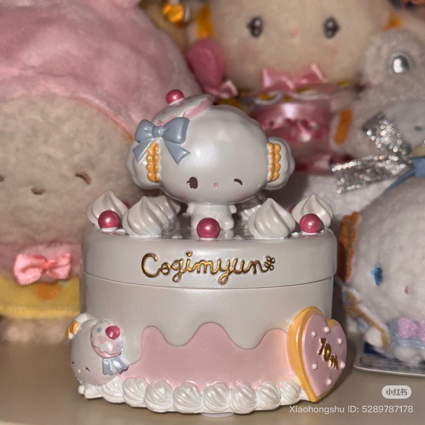 SANRIO | Cogimyun Accessory Case 75×75×80mm (Sweets Party 10th Anniversary)