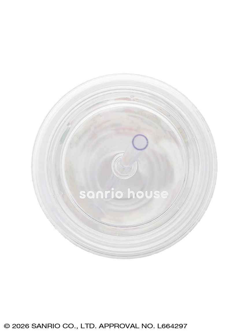 SANRIO HOUSE | Pochacco Clear Tumblers with Straw 600ml