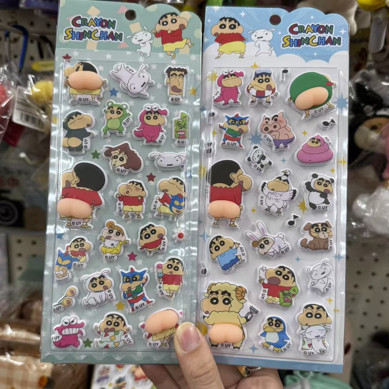 Crayon Shin-chan | Squishy Stickers (4 types, shipped randomly)