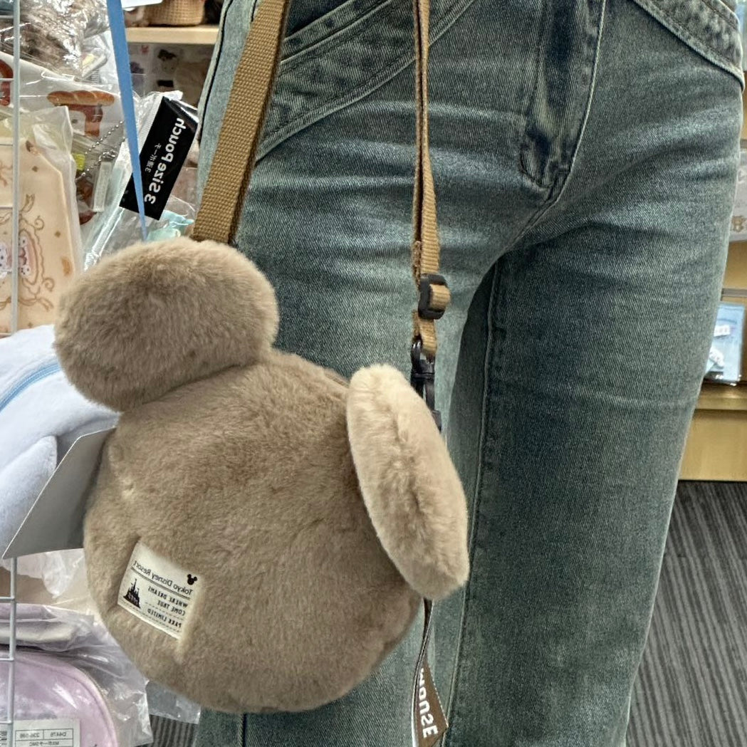 Disney | Tokyo Disneyland Mickey Mouse Crossbody Bag / Brown