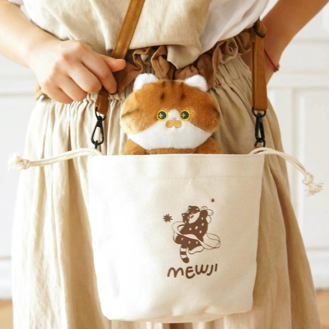 Mewjishoulder Bag With Cat Plush Toy