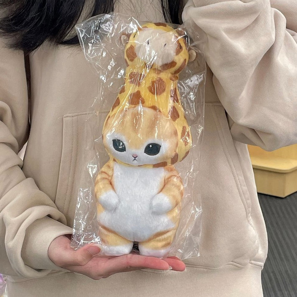 Mofusan | Plush Potetama Giraffe Nyan Beige H285×W100×D110Mm (Animal)