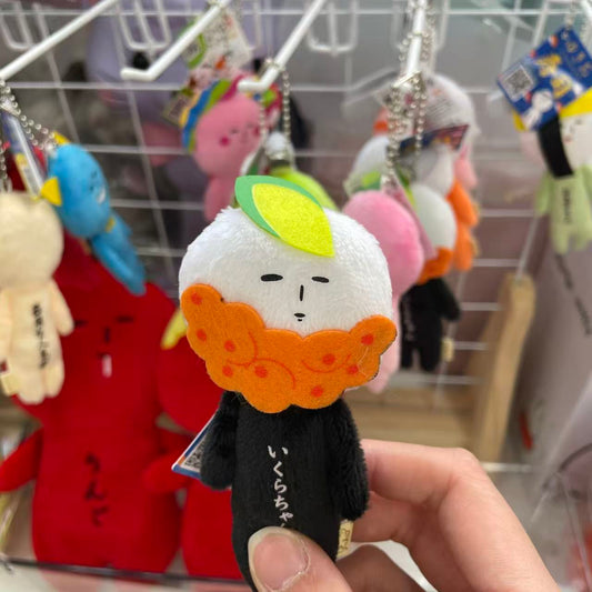 【Any two for 10% off】Yukio | Mascot Holder Plush Keychain W45×H105mm (Sushi)