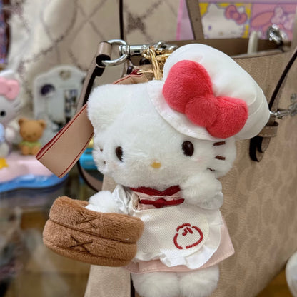 SANRIO | Hello Kitty Chef Mascot Holder Bag Charm Keychain (Shanghai Limited Dim Sim)