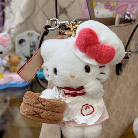 SANRIO | Hello Kitty Chef Mascot Holder Bag Charm Keychain (Shanghai Limited Dim Sim)