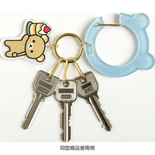 Basic Rilakkuma Favorite Things Carabiner Key Charm (Blue)