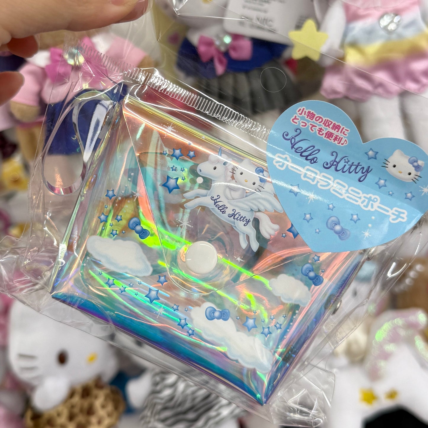 SANRIO | Hello Kitty Aurora Mini Pouch H65 x W95 x D38mm (Unicorn)