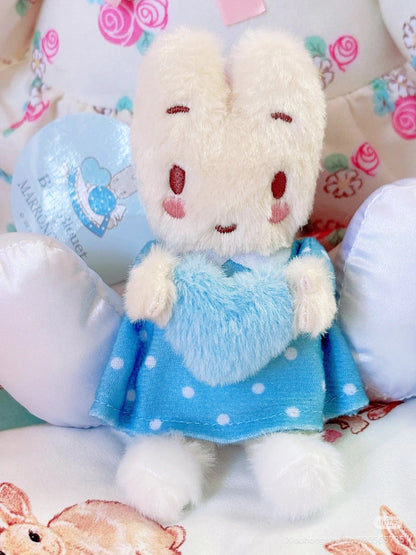 SANRIO x Bleu Bleuet | Marron Cream Mascot Holder Fluffy Keychain Bag Charm 10cm Approx.