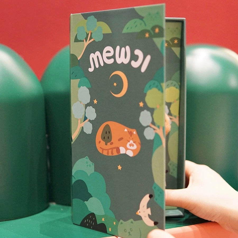 Mewji Cat Hair Accessories Set (Gn) Clip*2 + Badge*1 &