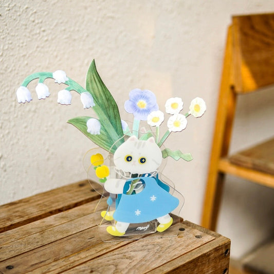 Mewjiflower Incense Card