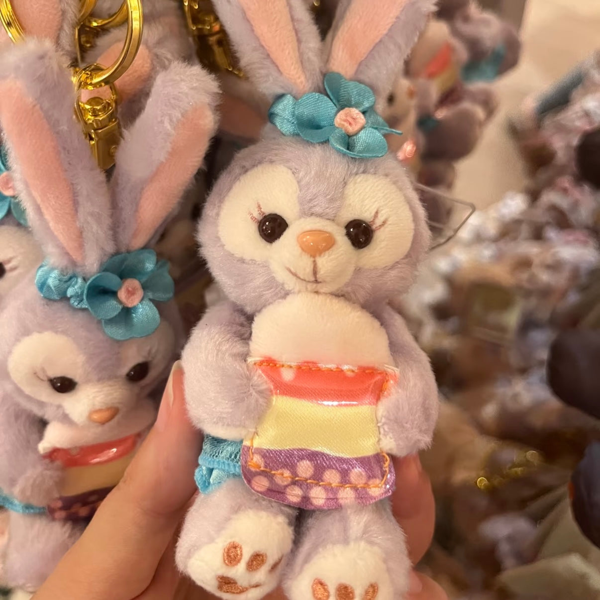 Disney | Shang Hai Disneyland Mascot Holder Plush Keychain Stellalou (Duffy And Friends Afternoon