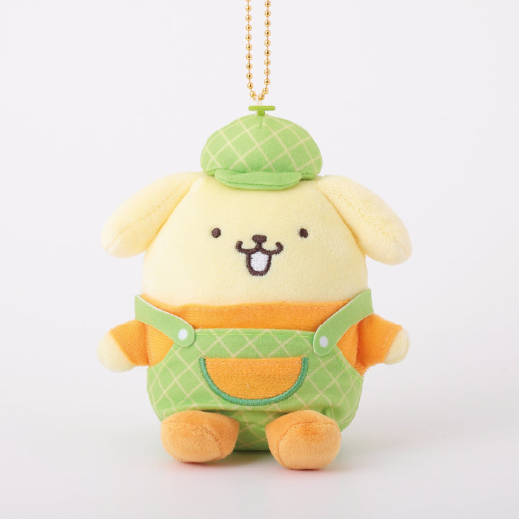 Sanrio | Pom Purin Plush Keychain Mascot Holder 10Cm (Melon)