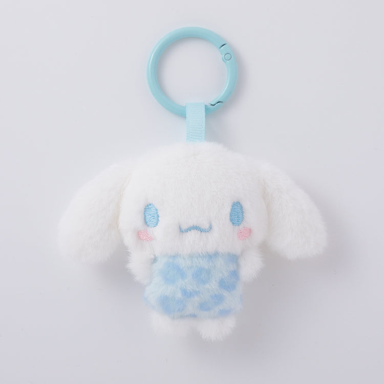 SANRIO | Cinnamoroll Leopard Print Heart Fluffy Chibi Friends Mini Mascot 70mm Approx.