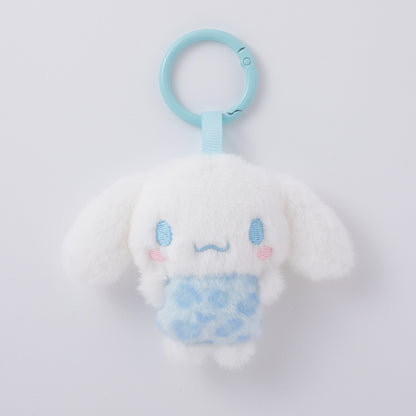 SANRIO | Cinnamoroll Leopard Print Heart Fluffy Chibi Friends Mini Mascot 70mm Approx.