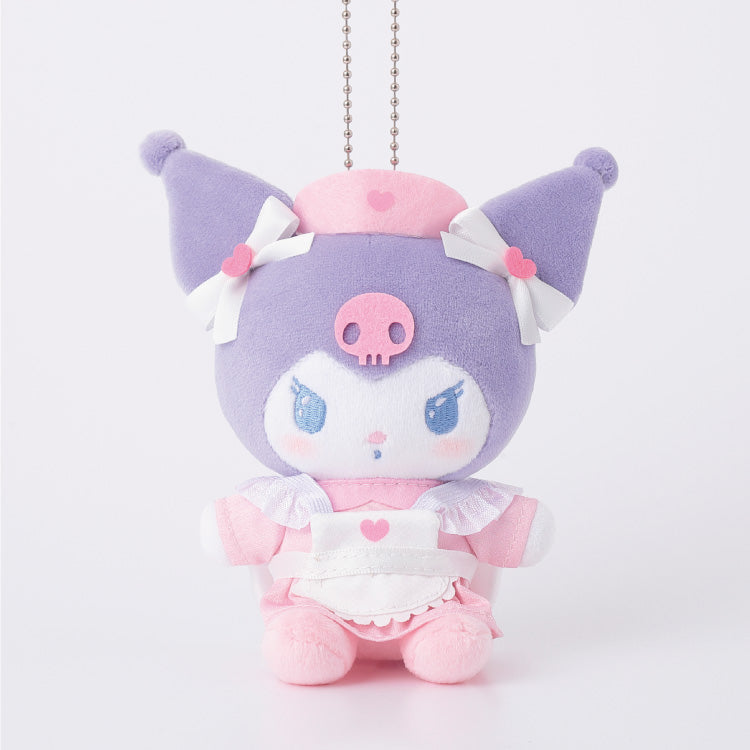 SANRIO | Kuromi Mascot Holder Plush Keychain Bag Charm 10cm Approx. (Nurse Series)