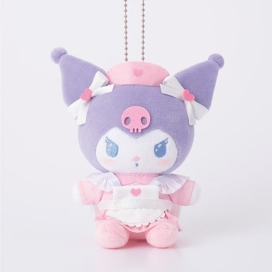 SANRIO | Kuromi Mascot Holder Plush Keychain Bag Charm 10cm Approx. (Nurse Series)