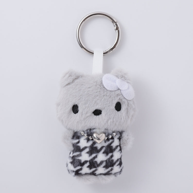 SANRIO | Hello Kitty Fluffy Stylish Mini Mascot 70mm Approx. (Gray)
