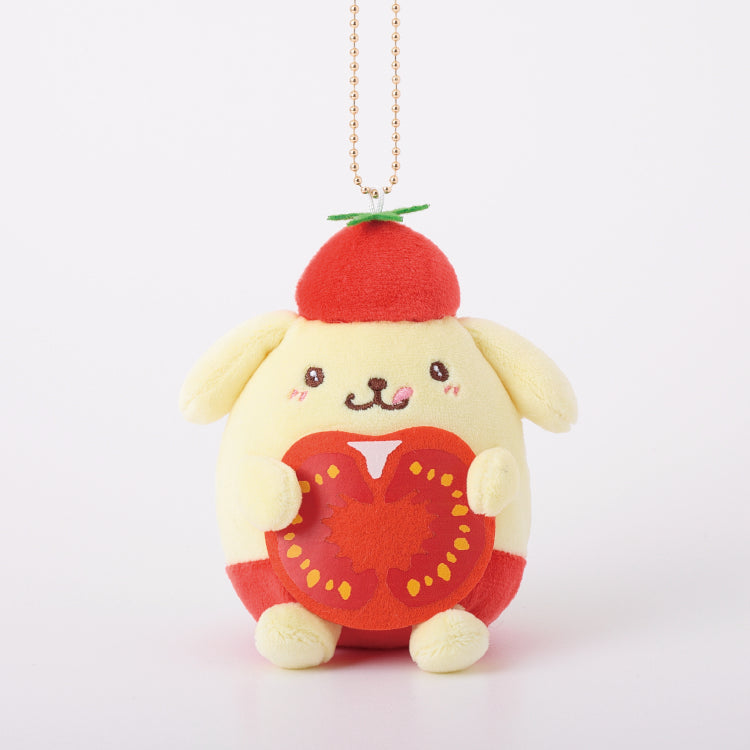 Sanrio | Pom Purin Plush Keychain Mascot Holder 10Cm (Tomato)