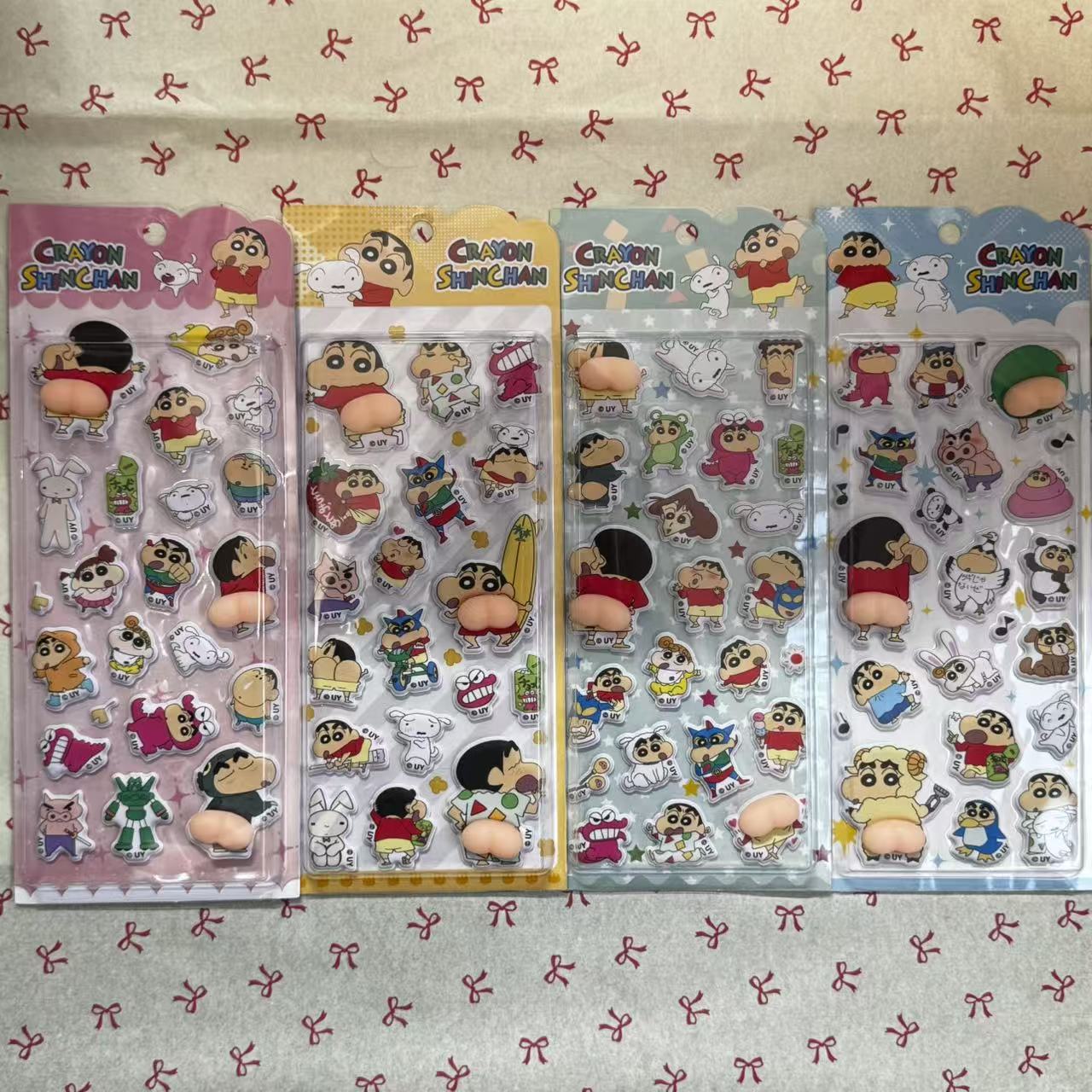 Crayon Shin-chan | Squishy Stickers (4 types, shipped randomly)