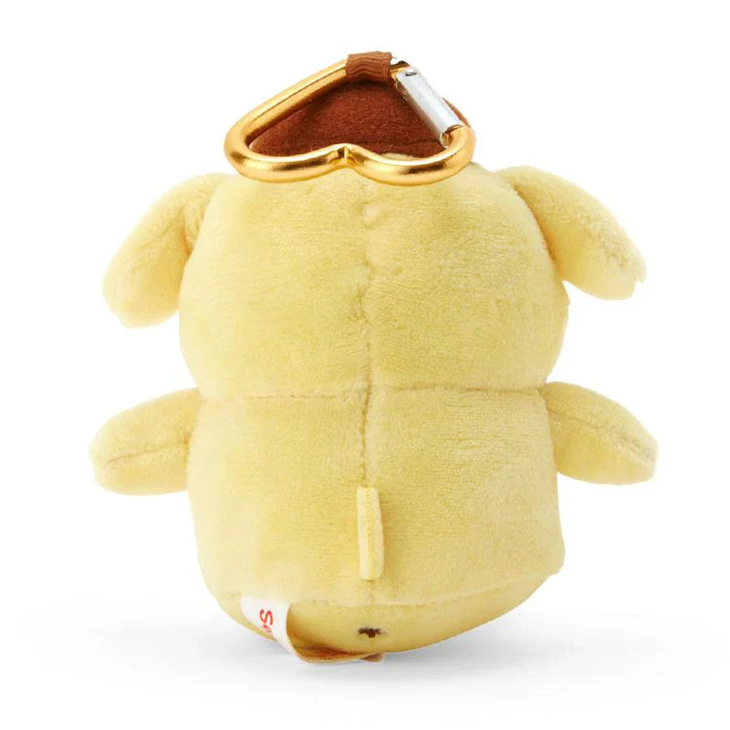Sanrio｜Pom Pom Purin Plush Mascot Holder With Heart Carabiner About 9Cm
