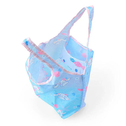 SANRIO | Cinnamoroll Eco Shopping Tote Bag W49×D18×H69cm (Japanese Pattern Blue)