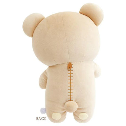 San-X | Korilakkuma Die-cut Cushion Plush Toy Plush Doll 390×270×160mm (Basic Rilakkuma Flower)
