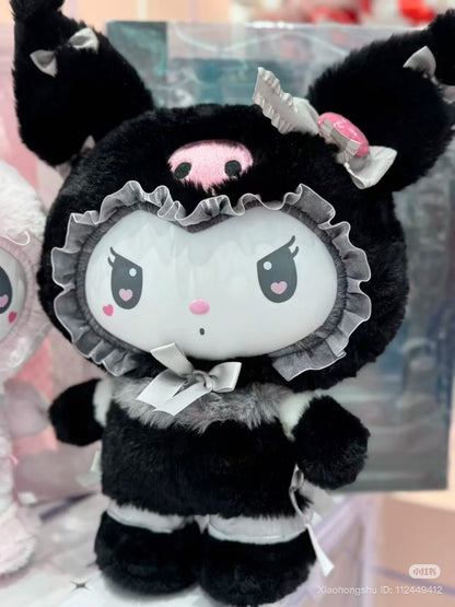 【In store & Pick Up Only】SANRIO | Kuromi Soft Vinyl Face Doll Rabbit Gift Set 268 x 165 x 358 mm (Melousa Romiusa)