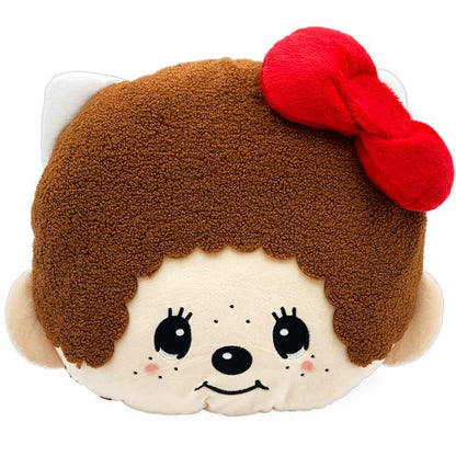 Monchhichi x Hello Kitty | Plush Cushion Face H375×W400×D130mm