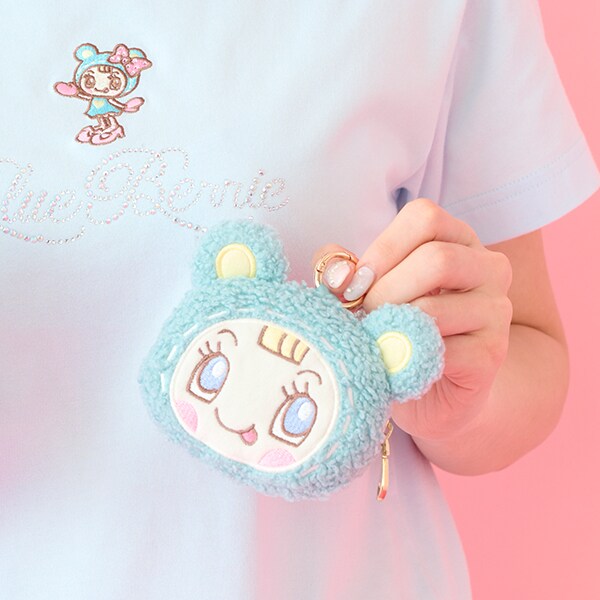 NARUMIYA Chatacter | Mezzo Piano Fluffy Mini Pouch Keychain 130×100×30mm (25th Anniversary / POPUP Limited)