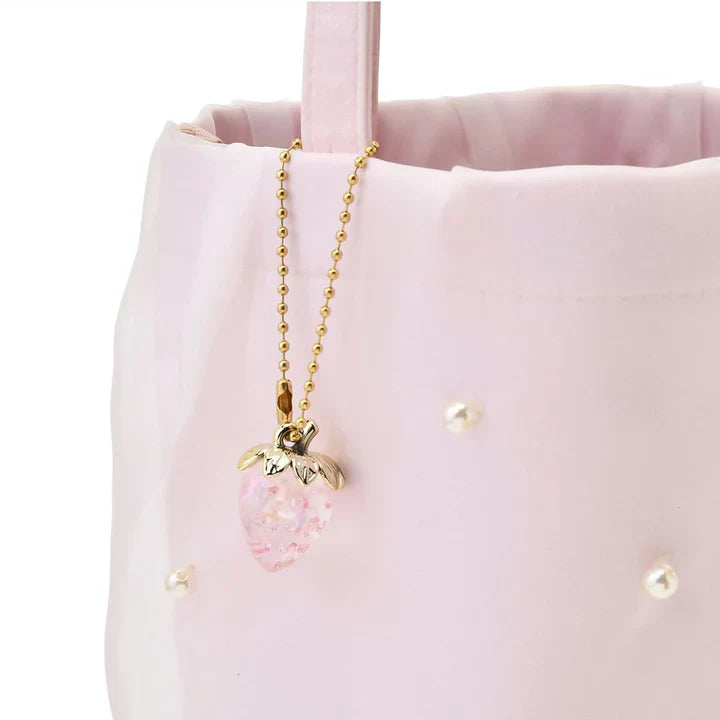 DISNEY | The Aristocats Marie Cat Tote Bag with Charm H21×W25×D9.5cm (STRAWBERRY COLLECTION)