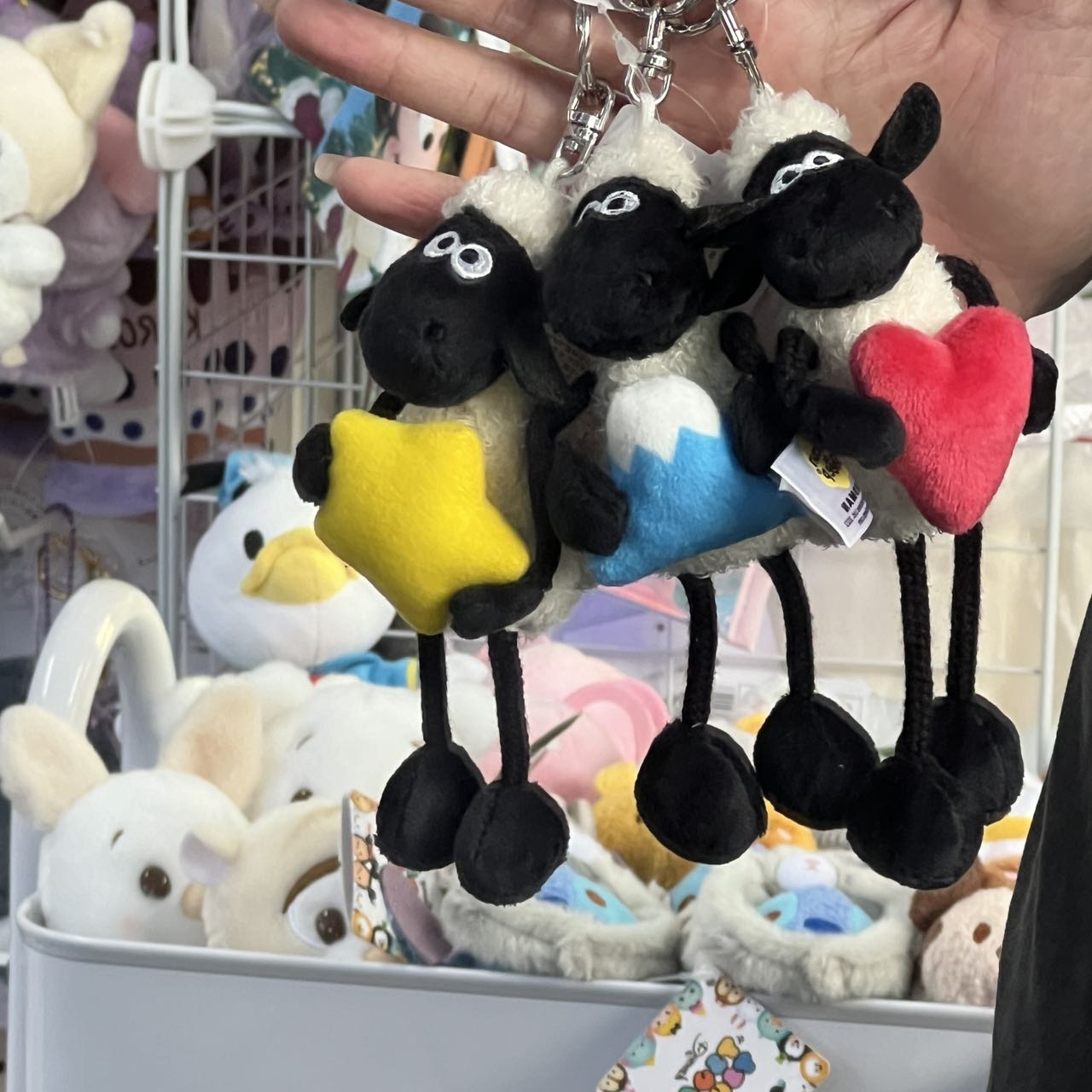 Nici | Shaun Bean Bag Keyring Approx.10Cm 礼祺 小羊肖恩 沙包豆袋 毛绒玩偶/挂件/钥匙链/包挂