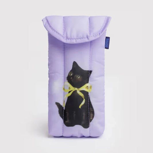 Baggu Puffy Glasses Sleeve (Fancy Cats)