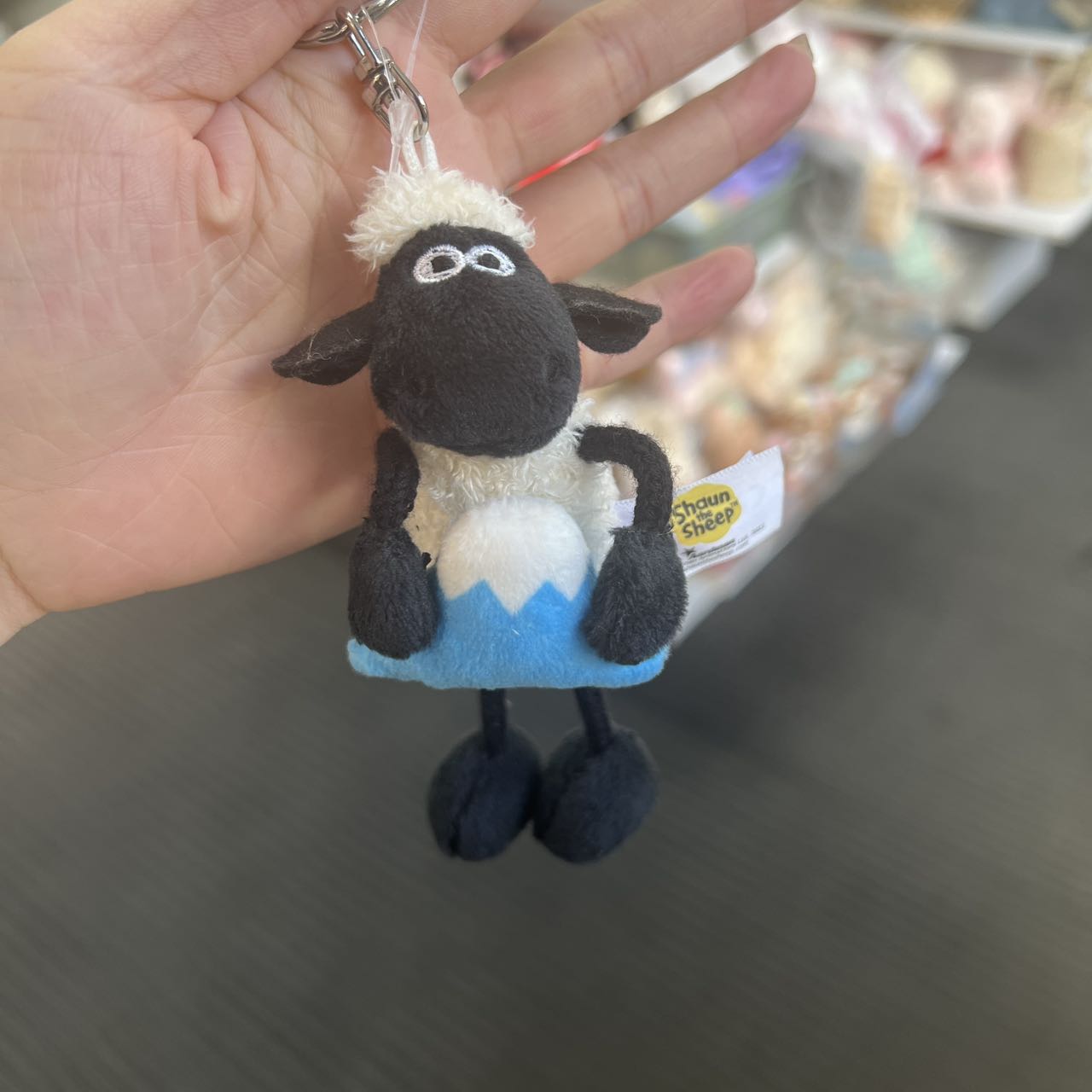 Nici | Shaun Bean Bag Keyring Approx.10Cm 礼祺 小羊肖恩 沙包豆袋 毛绒玩偶/挂件/钥匙链/包挂 Baby W. Fujiyama