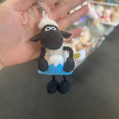 Nici | Shaun Bean Bag Keyring Approx.10Cm 礼祺 小羊肖恩 沙包豆袋 毛绒玩偶/挂件/钥匙链/包挂 Baby W. Fujiyama