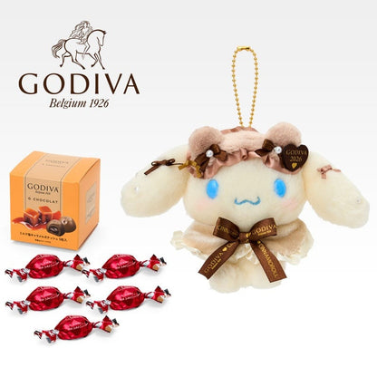Godiva x Sanrio | Cinnamoroll Plush Keychain & Sea Salt Caramel Chocolate