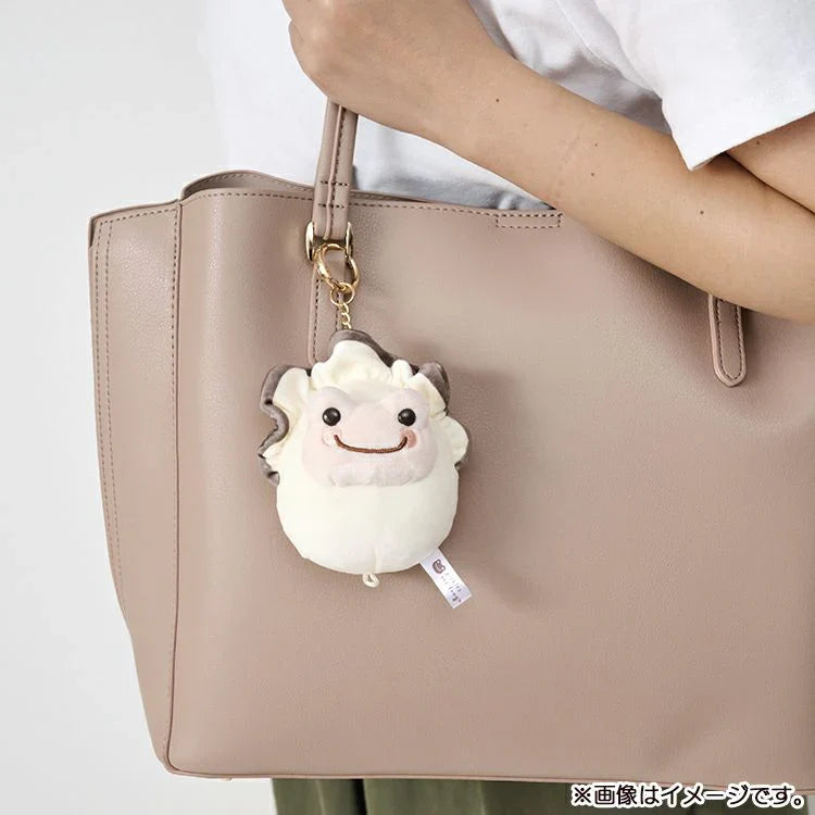 Pickles the Frog | Plush Keychain Bag Charm Plush Keychain 115×95×65mm (Oyster)